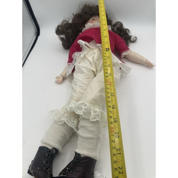 Antique German Bisque 25” Armand Marseille 390 A 5 M Doll Blue Eyes Read - Picture 7 of 7